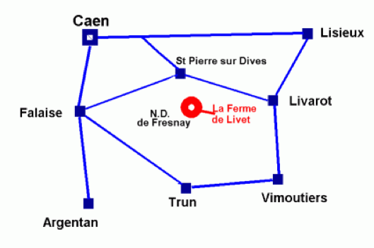 Carte Ferme de Livet