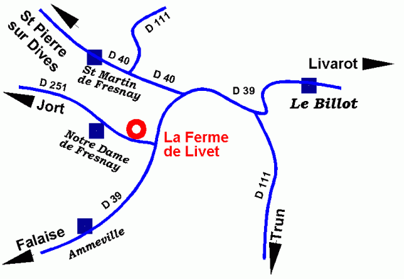 Carte Ferme de Livet